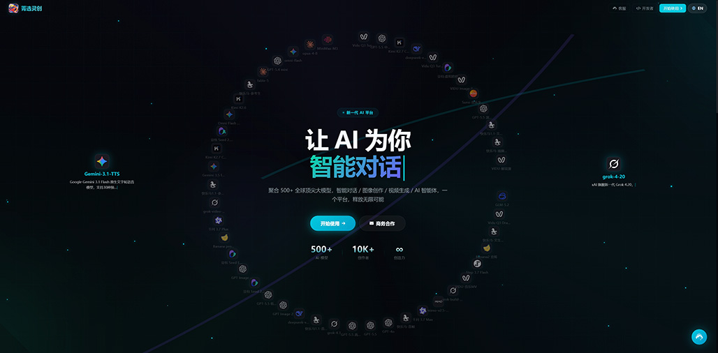 菁选灵创智能工作流展示